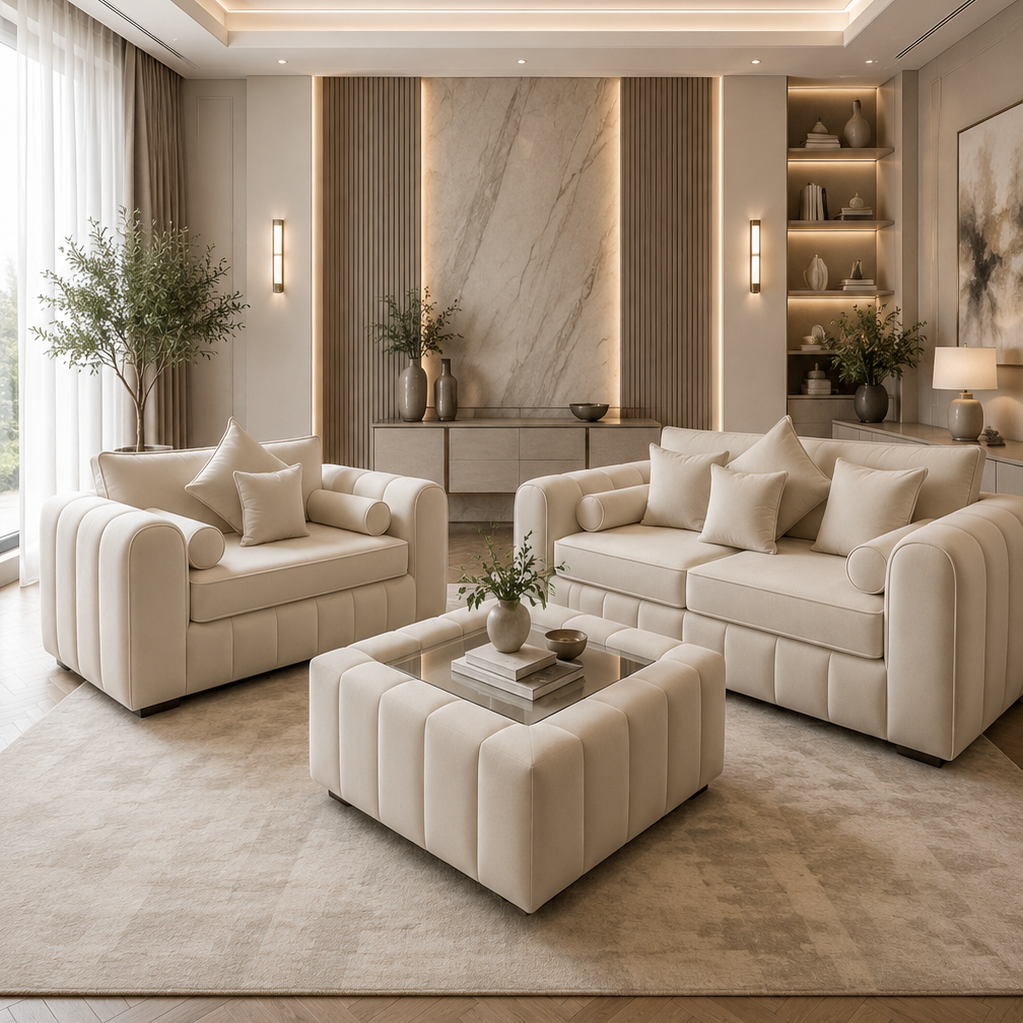 The Lily 3 + 2 Sofa Set