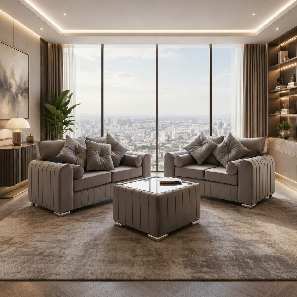 The Lily 3 + 2 Sofa Set