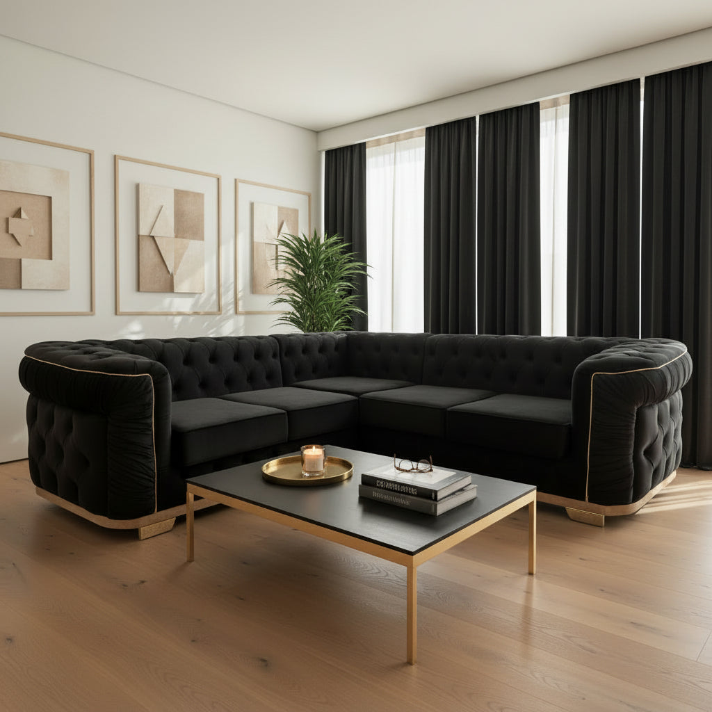 The Monaco Chesterfield Corner Sofa
